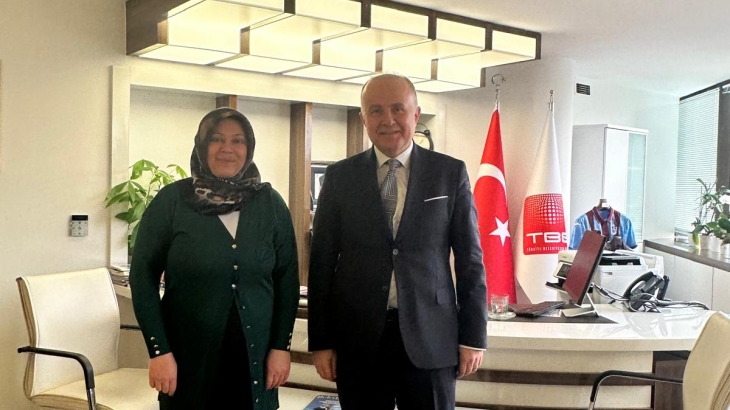 BAŞKAN RENGÜL ATICI'DAN TÜRKİYE BELEDİYELER BİRLİĞİ'NE ZİYARET