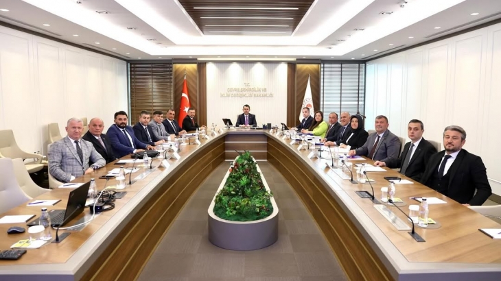 ÇEVRE ŞEHİRCİLİK VE İKLİM DEĞİŞİKLİĞİ BAKANI İLE GÖRÜŞME