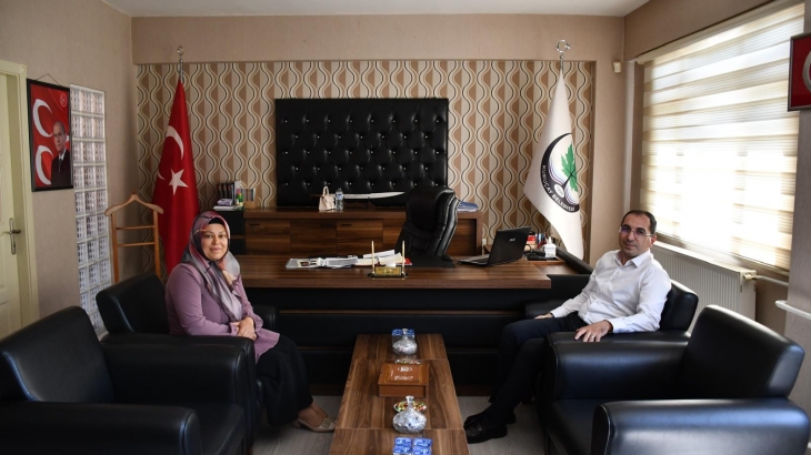 Tavşanlı Kaymakamı Sayın Ömer Faruk Özdemir'den Başkan Rengül Atıcı'ya Ziyaret